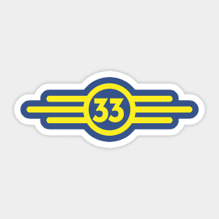 VAULT 33 Sticker